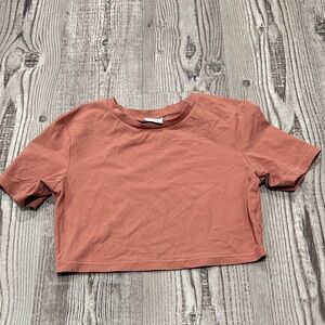 Gymshark X Whitney Simmons Dusty Pink Cropped Tee